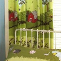 Farmyard Curtains by Helena Springfield