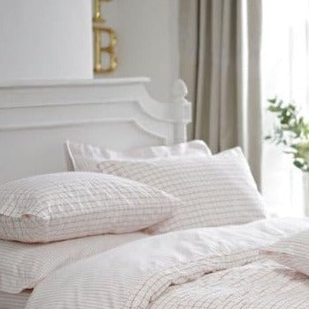 Faversham Red Duvet Set by Peacock Blue