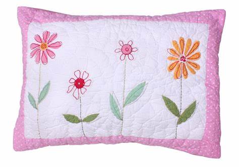 Flower Garden Quilted Sham by Babyface
