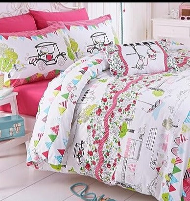 Hampstead Heath Duvet Set by Hello Kitty Designers Guild
