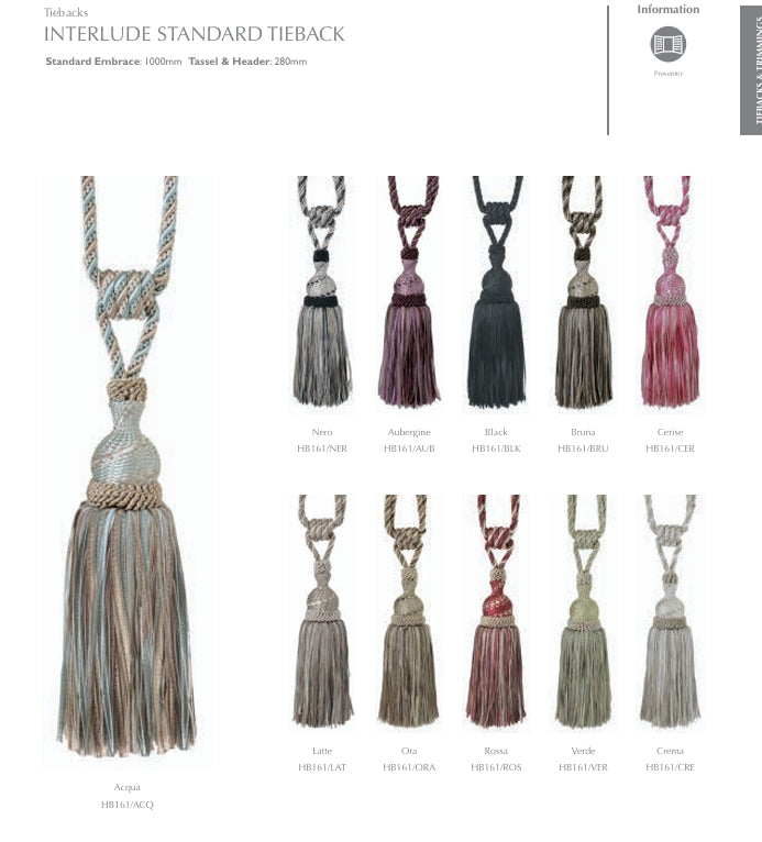 Interlude Standard Tieback by Jones Interiors
