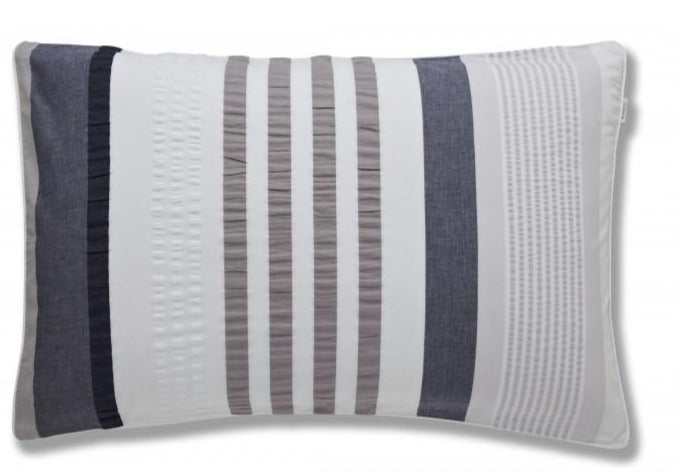 Seersucker Cotton Stripe Duvet Set by Bianca