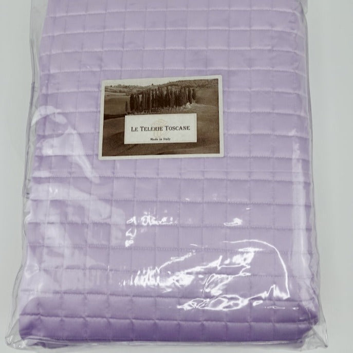 Ginori Bedspread by Tessitura (Colours: Lilac, Navy Blue, Green)
