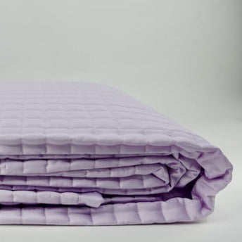 Ginori Bedspread by Tessitura (Colours: Lilac, Navy Blue, Green)