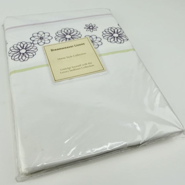 Daisy Flat Sheet Double