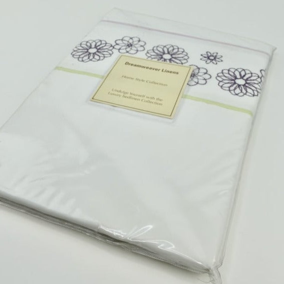 Daisy Flat Sheet Double