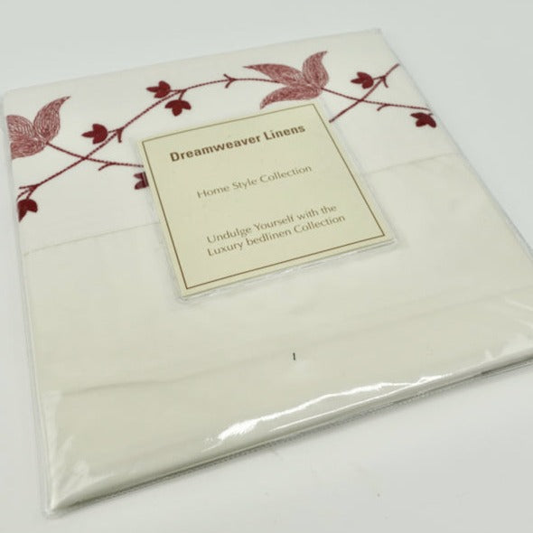 Petunia Pillowcase by Dreamweaver Linens