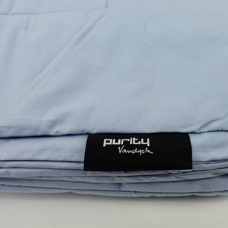 Purity Bedspread by Vandyck (Sand, Blue, Ruby Red, Natural & White)