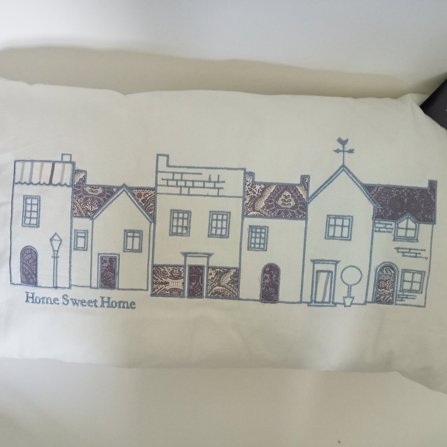 Delilah Cushion by Kirstie Allsopp - Applique & Embroidered Design - 30 x 50 cm