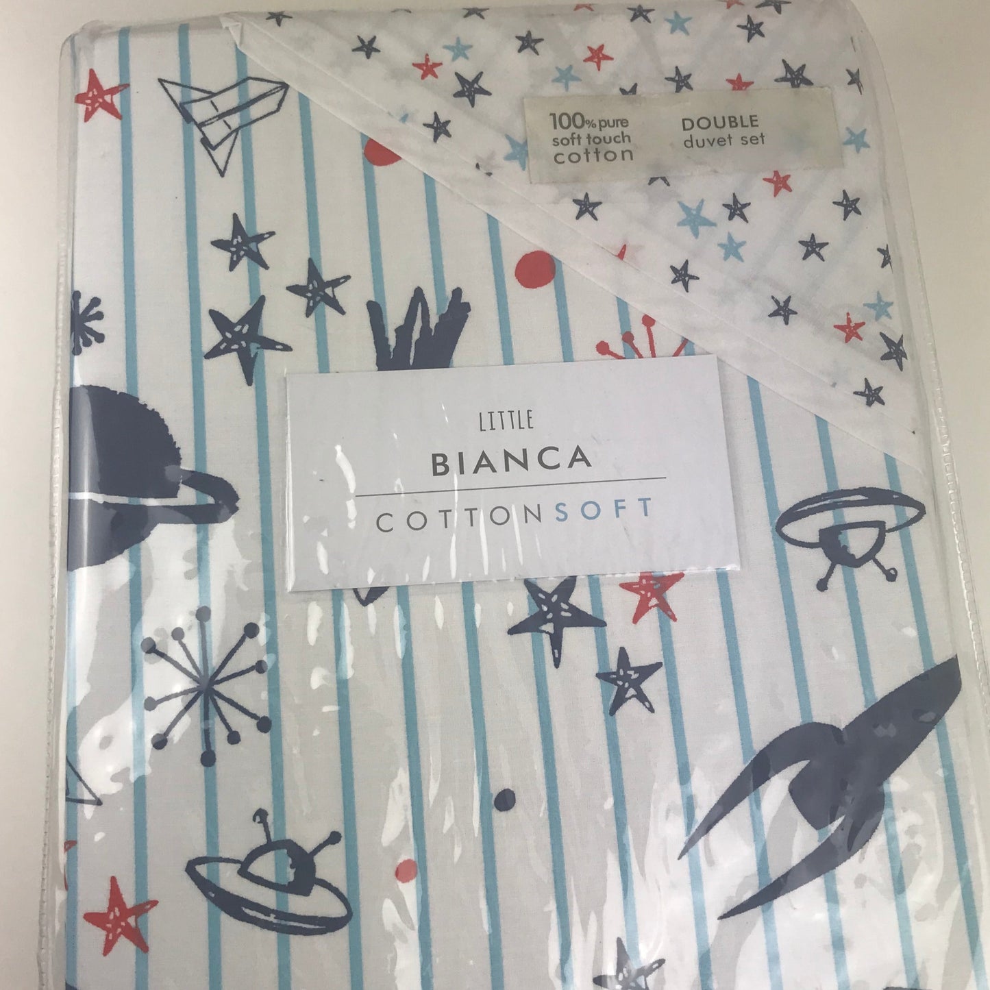 Space Duvet Set by Little Bianca