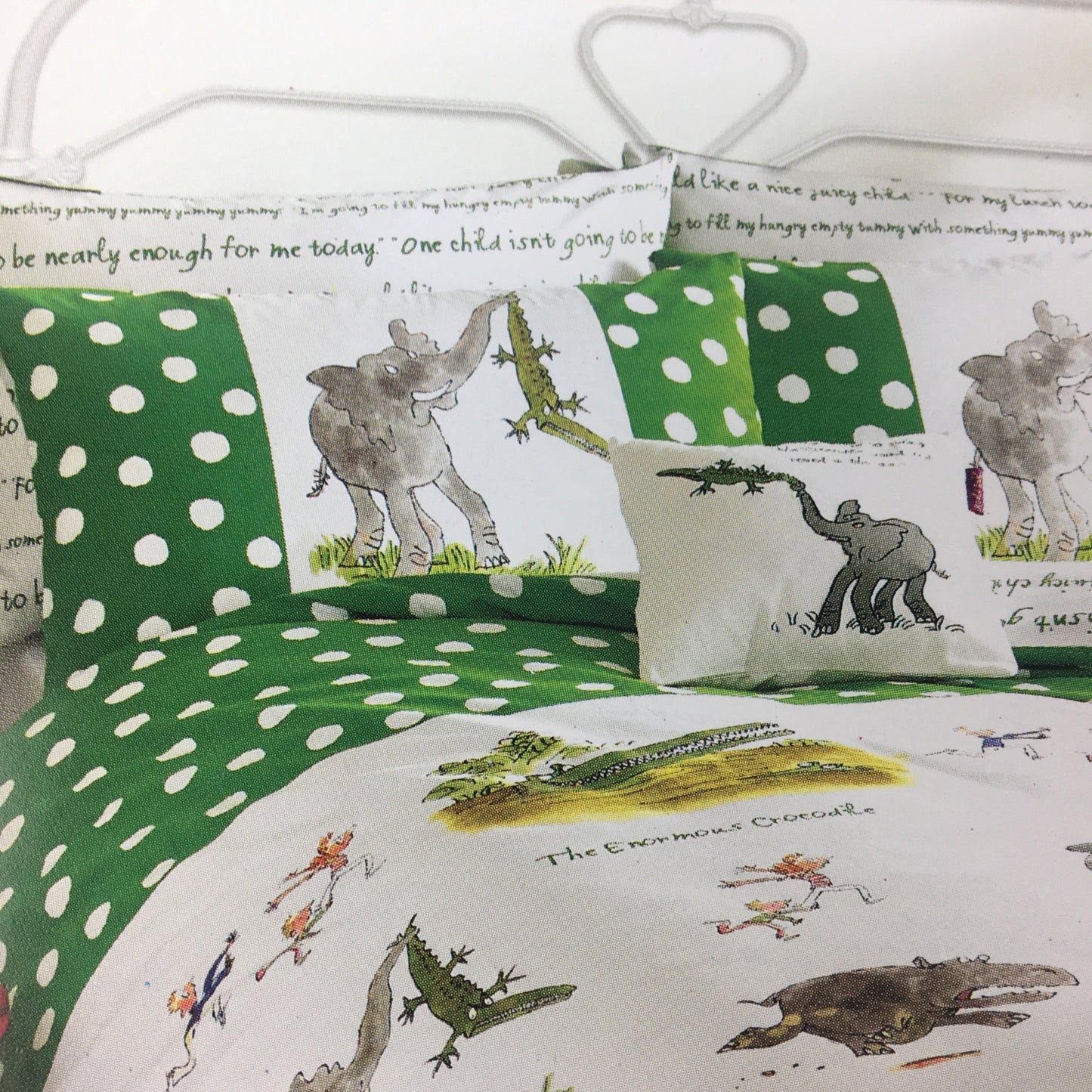The Enormous Crocodile Duvet Set by Roald Dahl