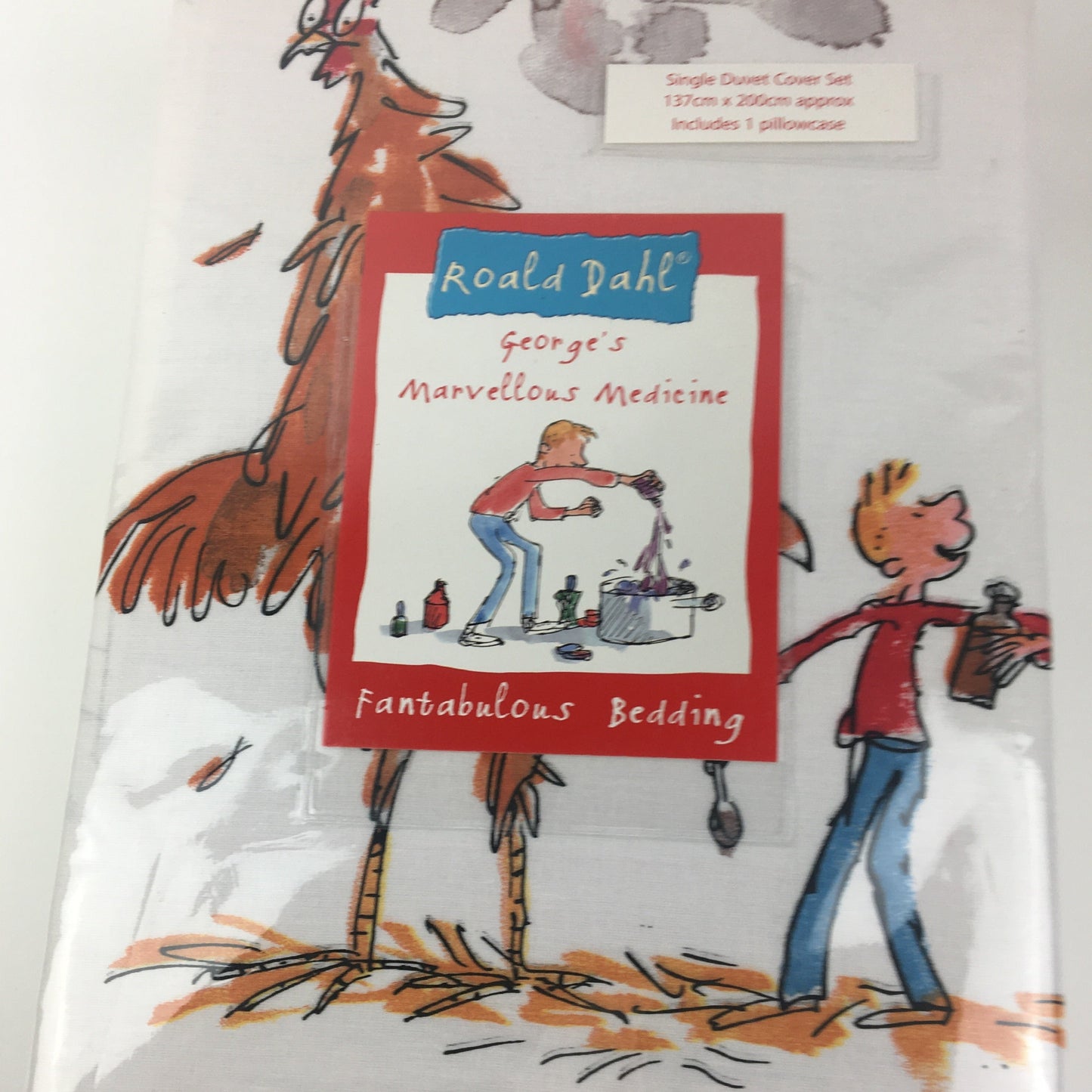 George's Marvellous Medicine Duvet Set Roald Dahl