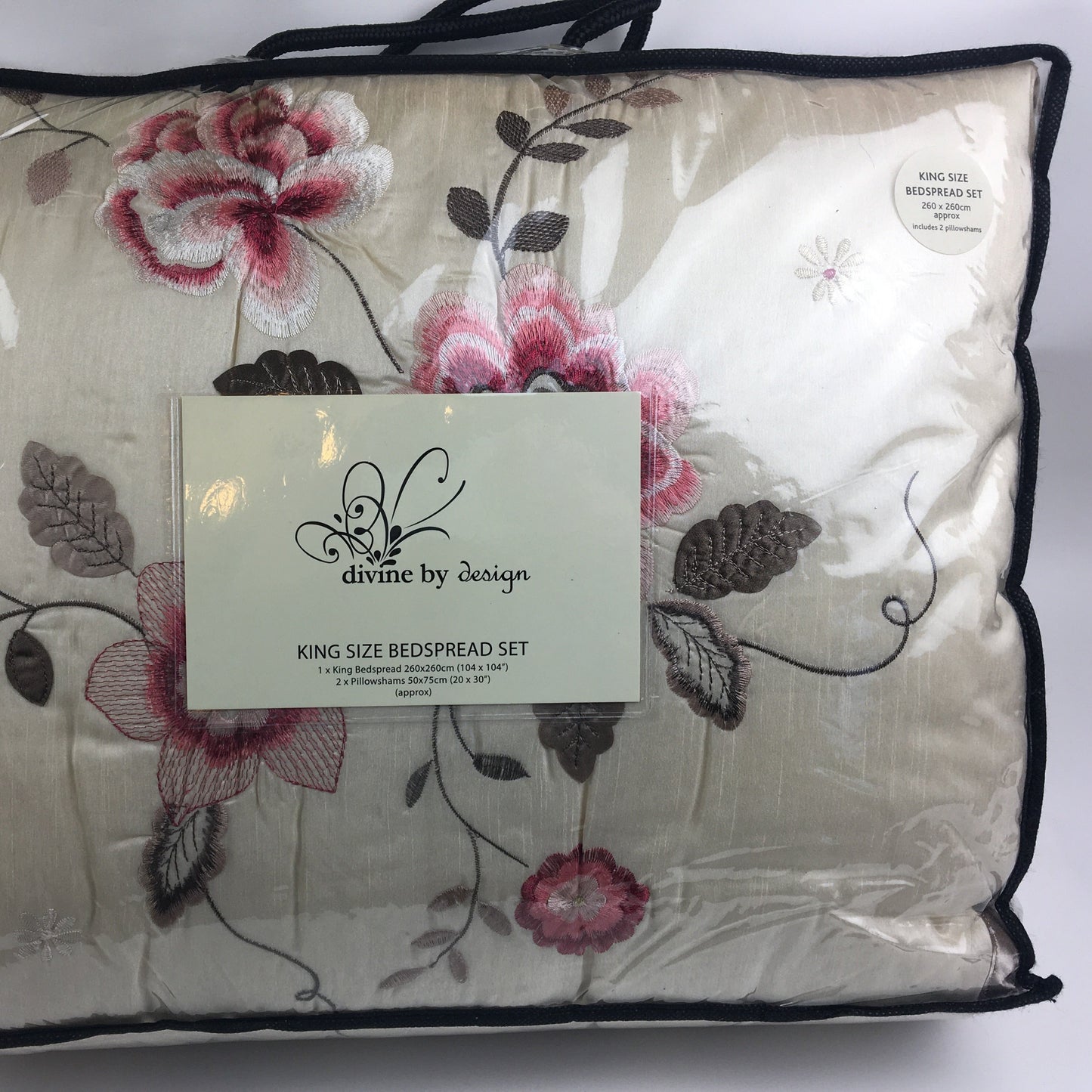 Coral Bedspread Set