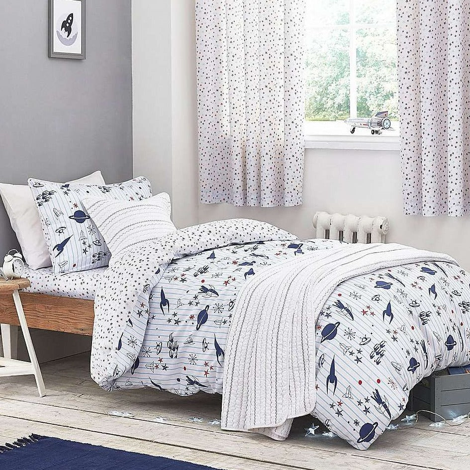 Space Duvet Set by Little Bianca