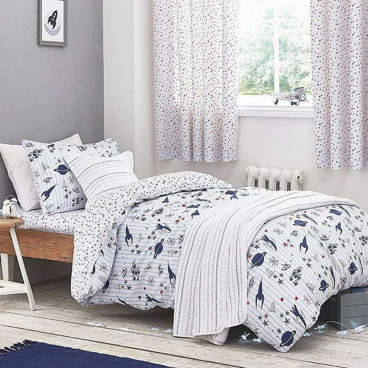 Space Duvet Set by Little Bianca