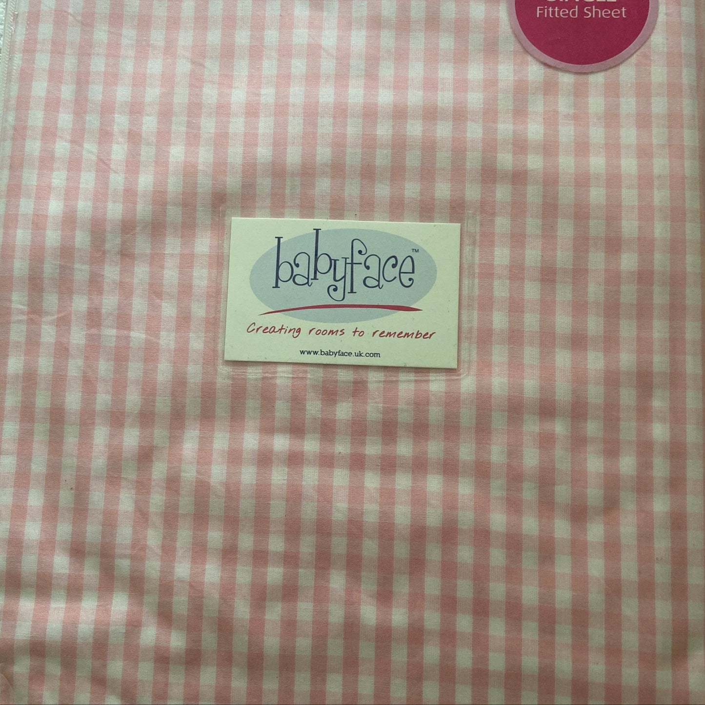 Gingham Fitted Sheet by Babyface