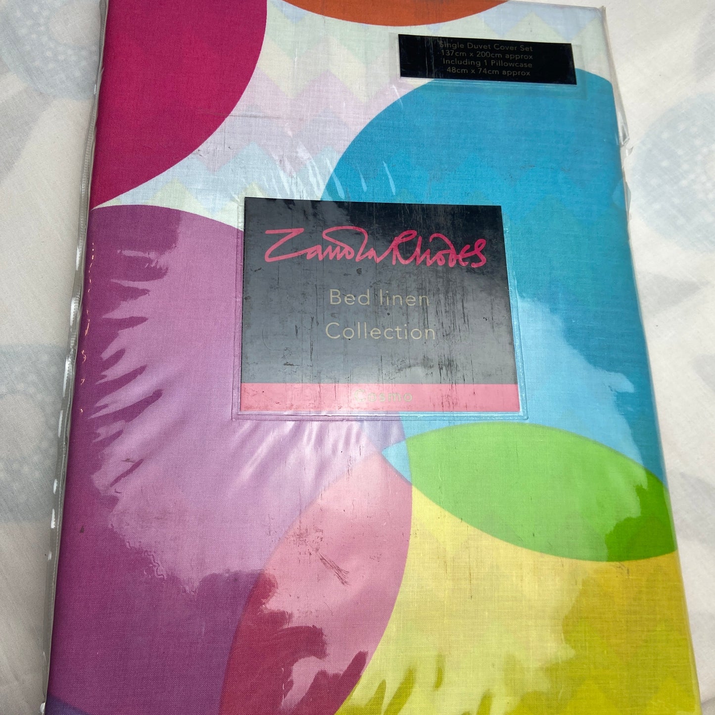 Cosmo Single Duvet Set by Zandra Rhodes