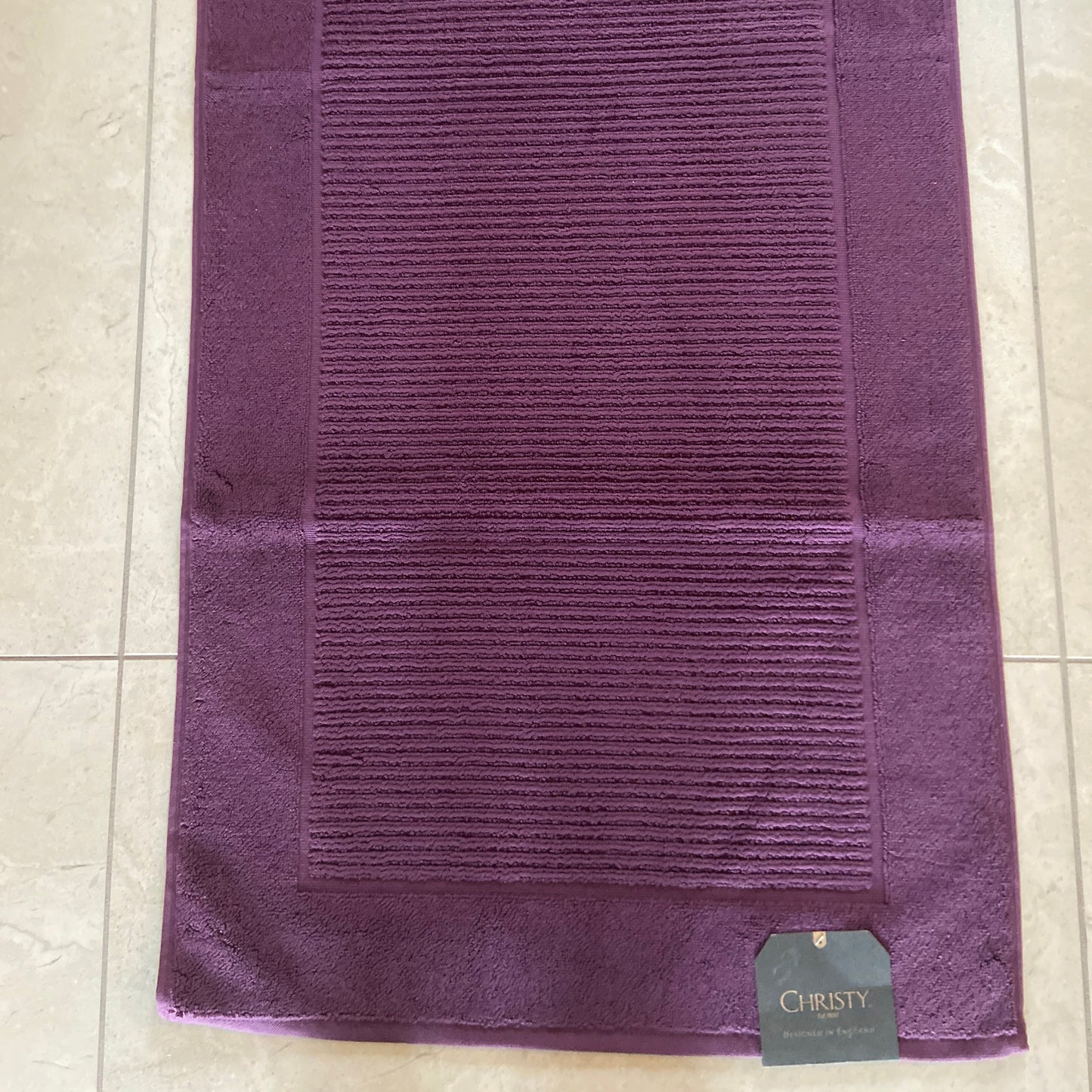 Supreme Bath Mat by Christy - Plum