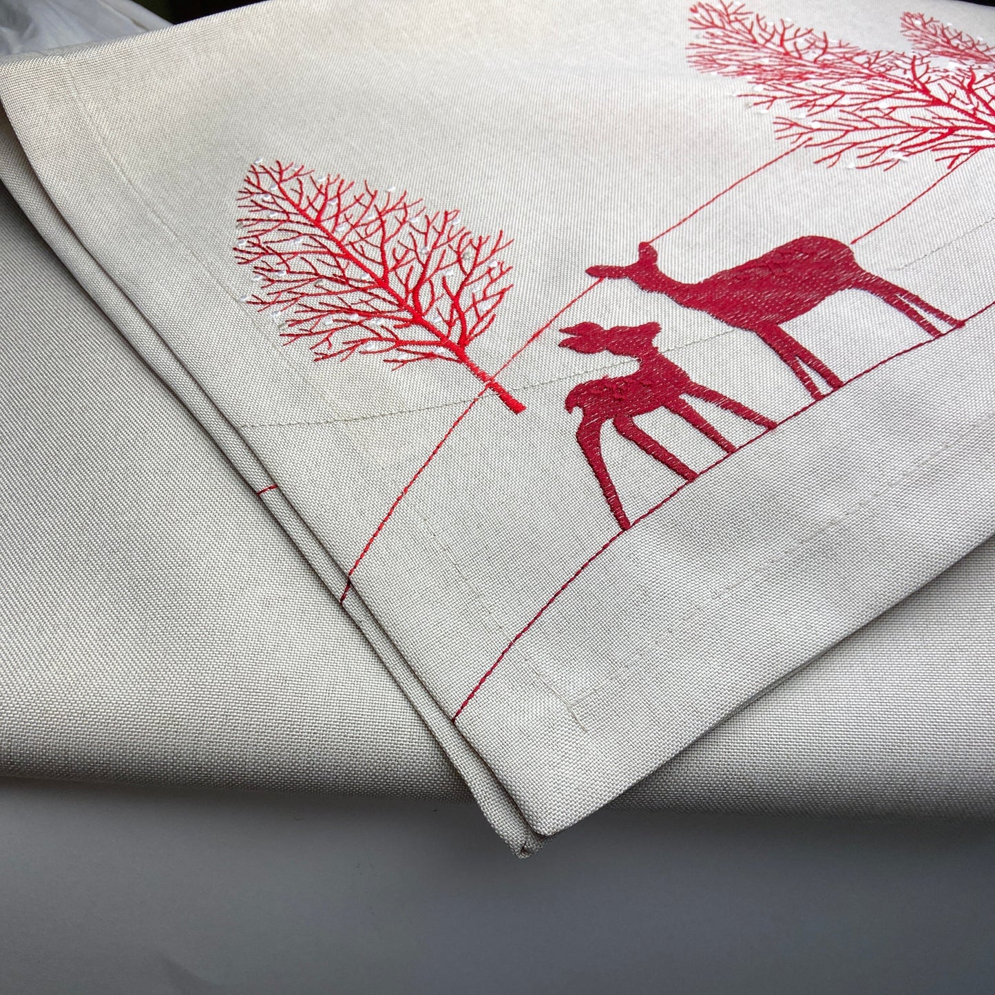 Reindeer Table Runner by Walton & Co.