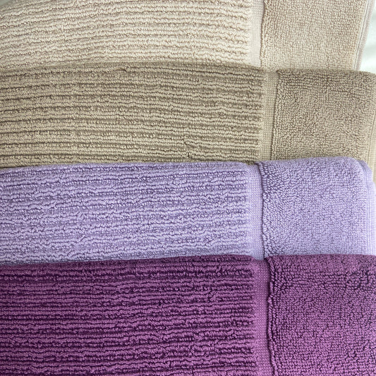Supreme Bath Mats in Stone, Mocha, Damson & Plum