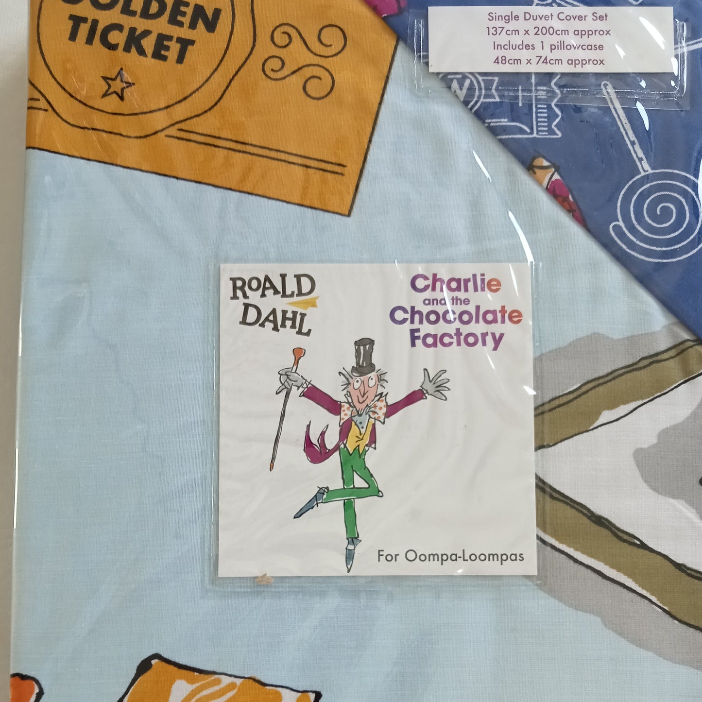 Charlie and the Chocolate Factory Duvet Set Roald Dahl