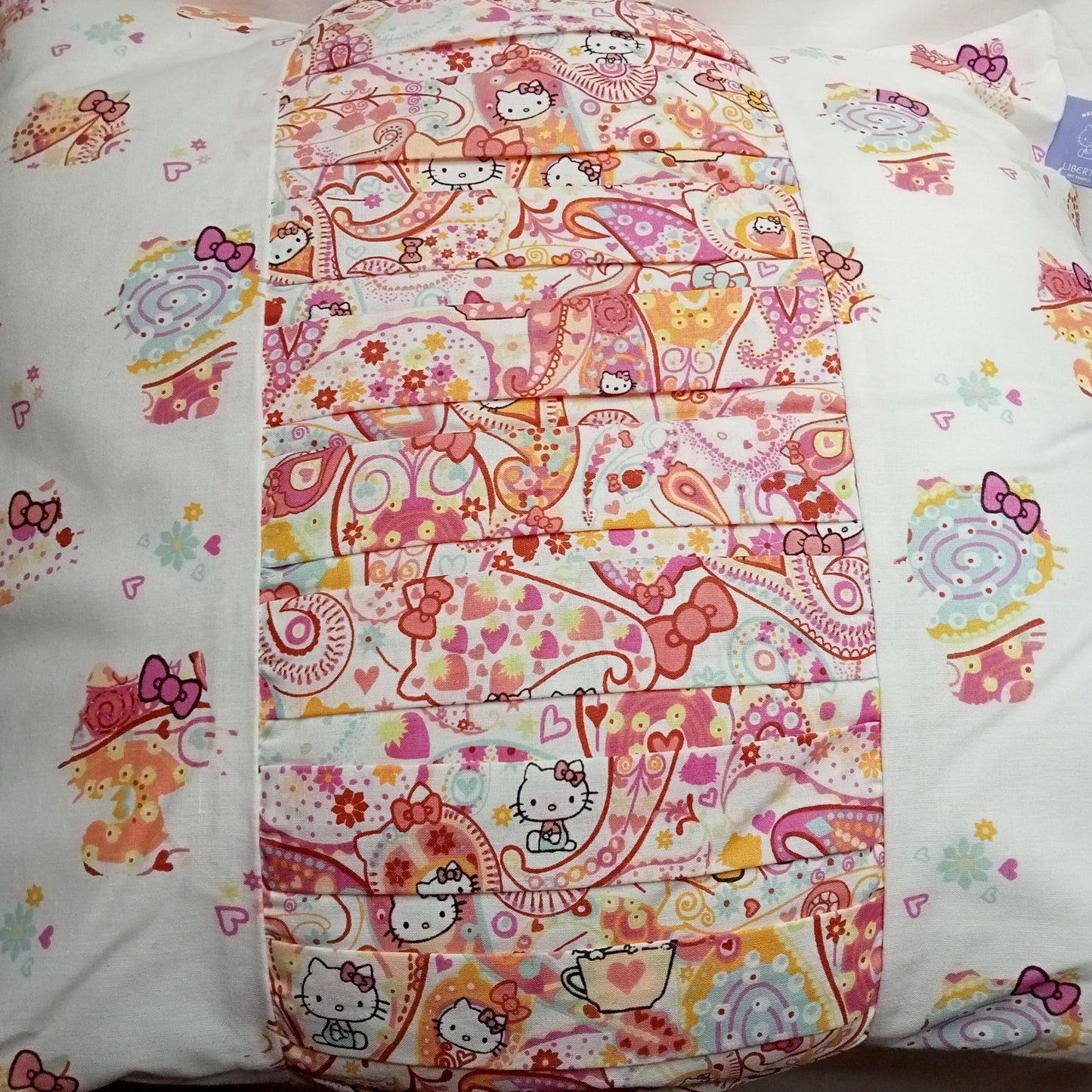 Paisley Filled Cushion by Hello Kitty Liberty Art Fabrics