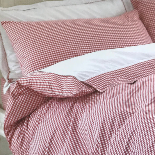 Gingham Pillowcase by Peacock Blue