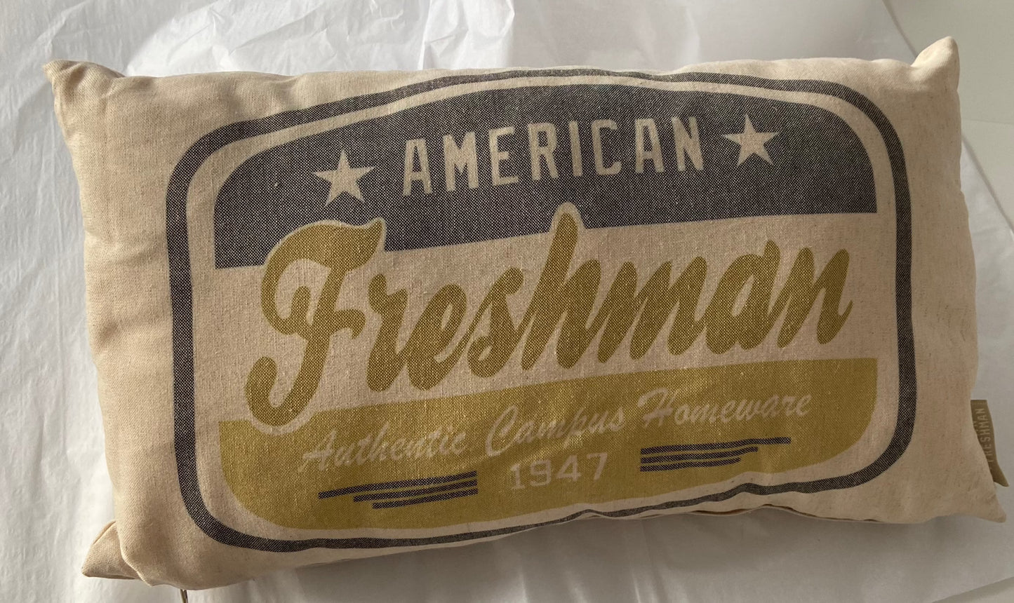 American Freshman Freshman Lime Cushion by Track & Field