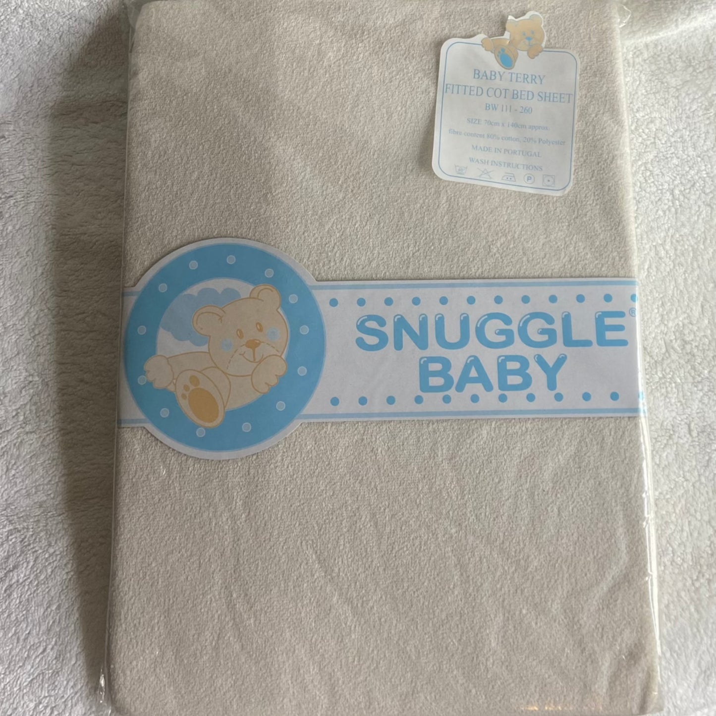Fitted Cot Bed Sheet by Snuggle Baby