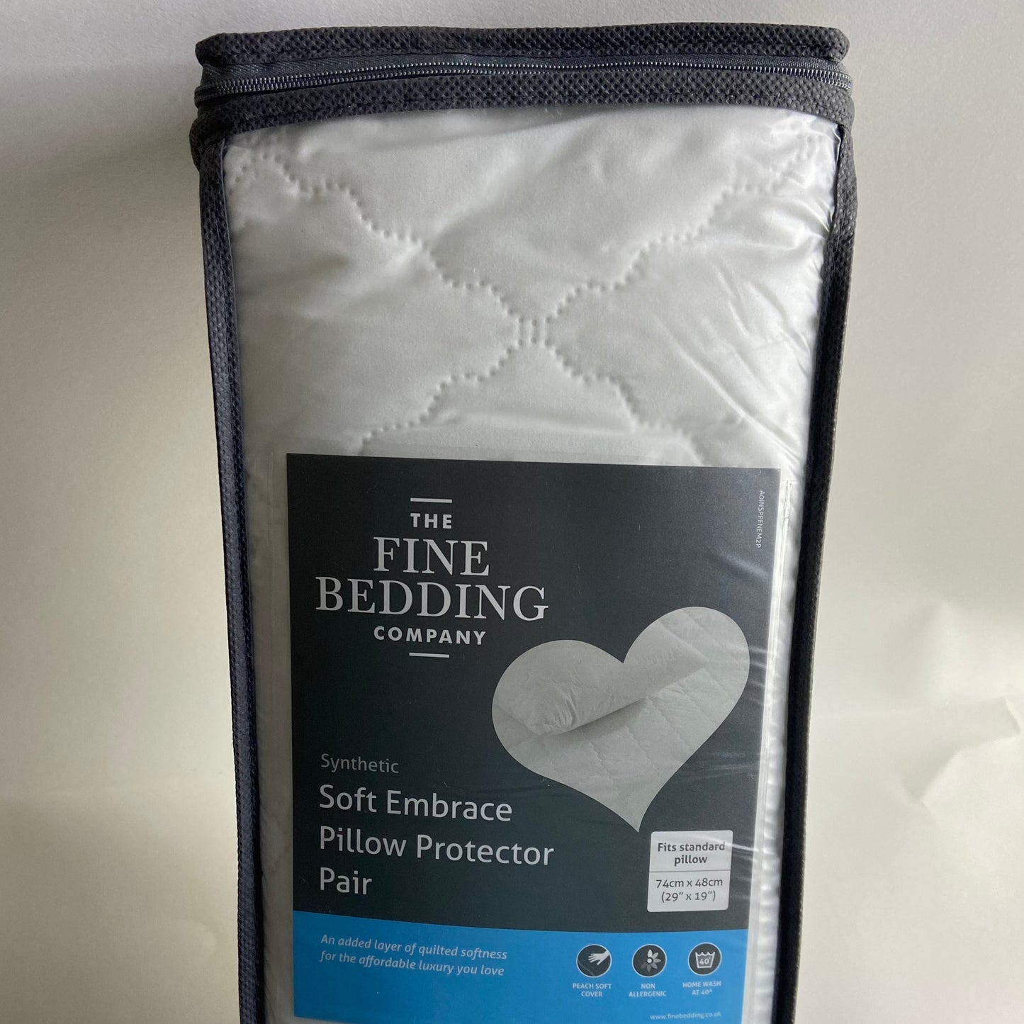 Soft Embrace Pillow Protector Pair by The Fine Bedding Company