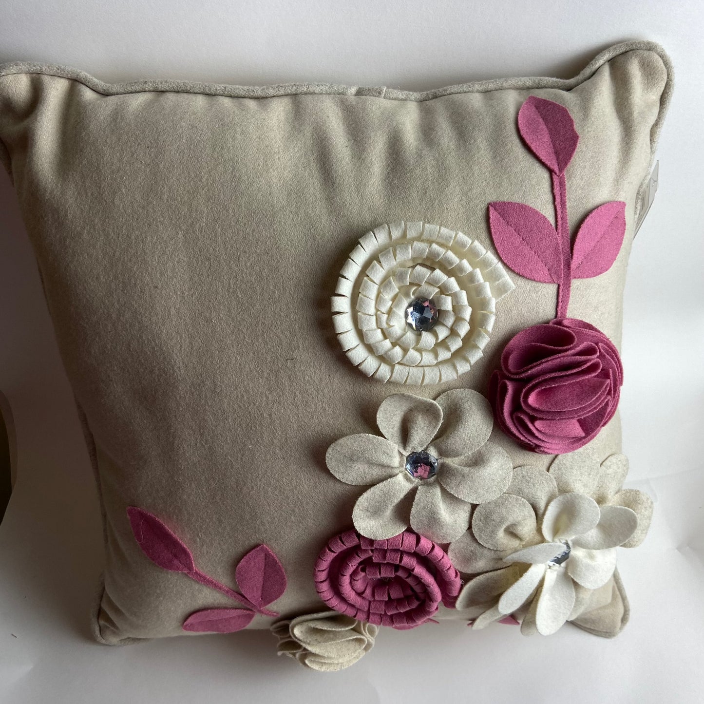 Floral 3D Effect Cushion by CIMC Home