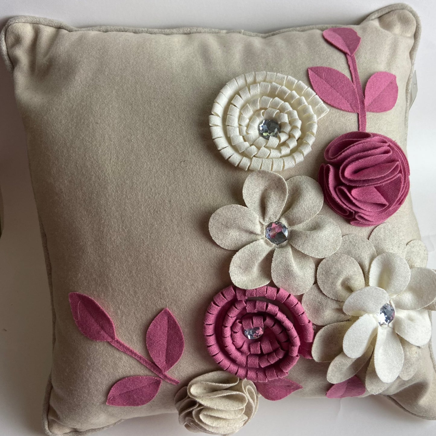 Floral 3D Effect Cushion by CIMC Home