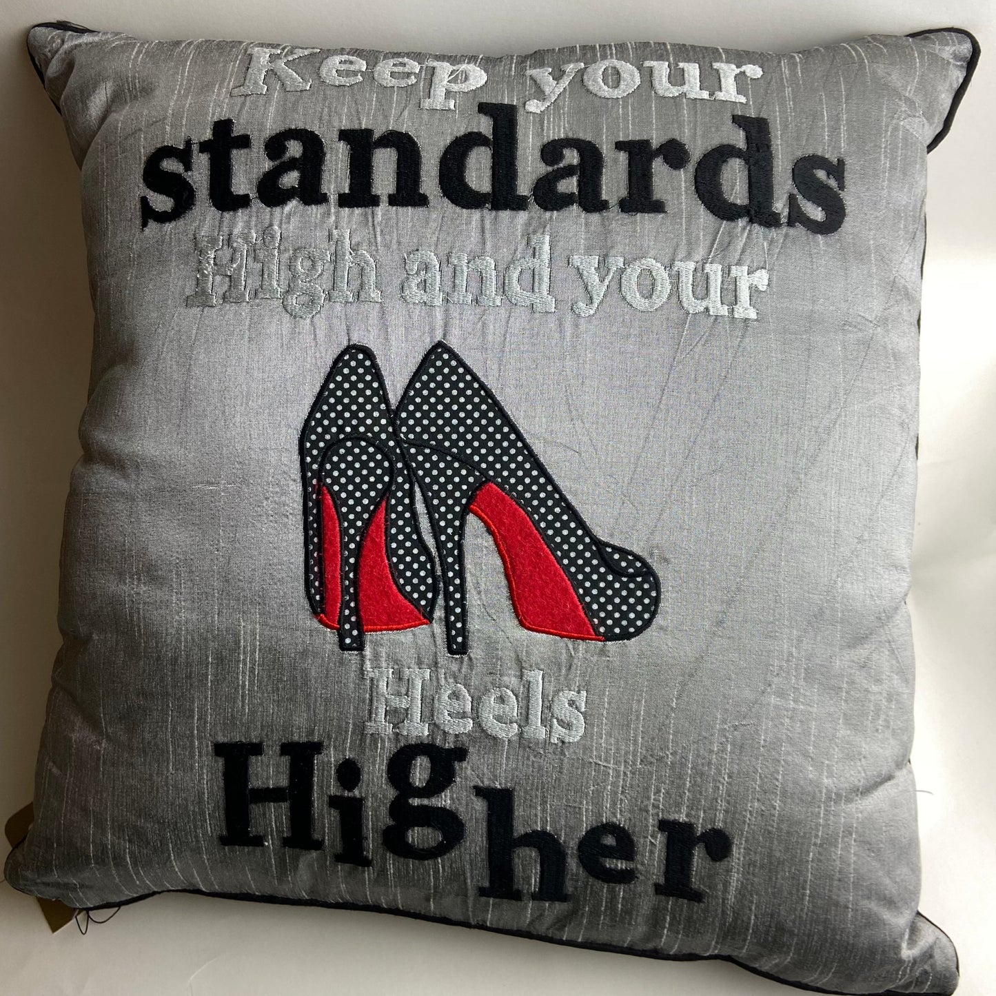 Heels Higher Cushion by CIMC Home