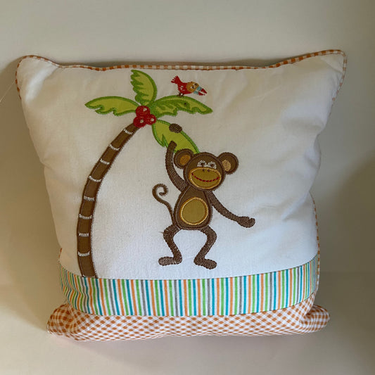 Mungo Monkey Cushion by Walton Baby