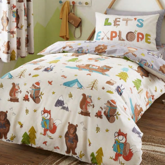 Woodland Adventure Duvet Set by Catherine Lansfield Kids