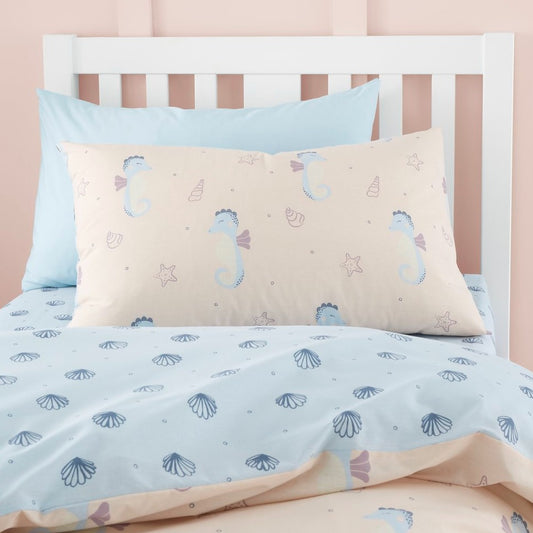 Seahorse Fitted Sheet by Chapter B Kids Club