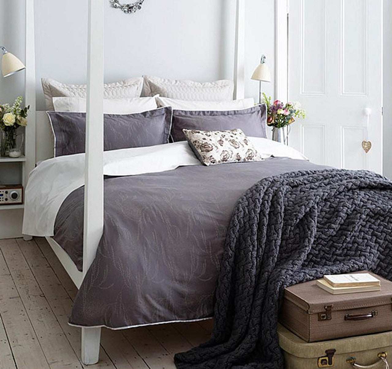 Daphne Duvet Cover & Oxford Pillowcases by Christy