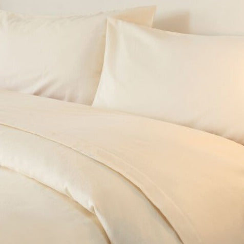 Flannelette Flat Sheet by Belledorm - 100% Brushed Cotton
