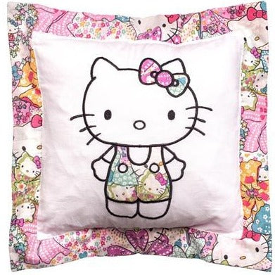 Mauvy Filled Cushion by Hello Kitty Liberty Art Fabric