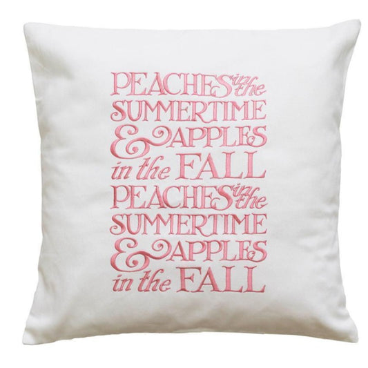 Peaches Pink Cushion by Emma Bridgewater