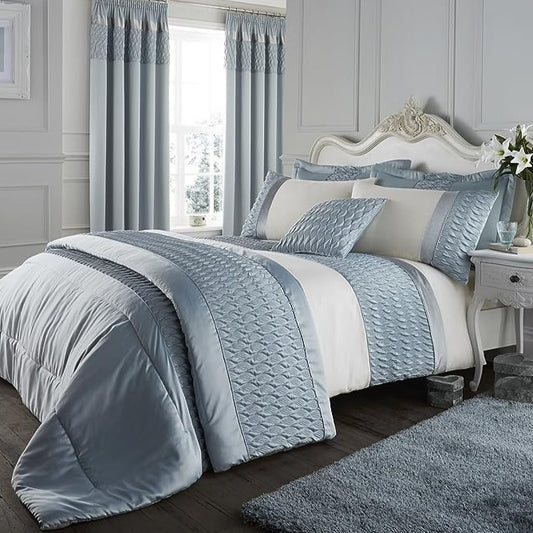 Quilted Luxury Satin Duvet Set by Catherine Lansfield