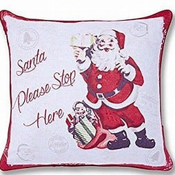 Retro Santa Cushion by Catherine Lansfield