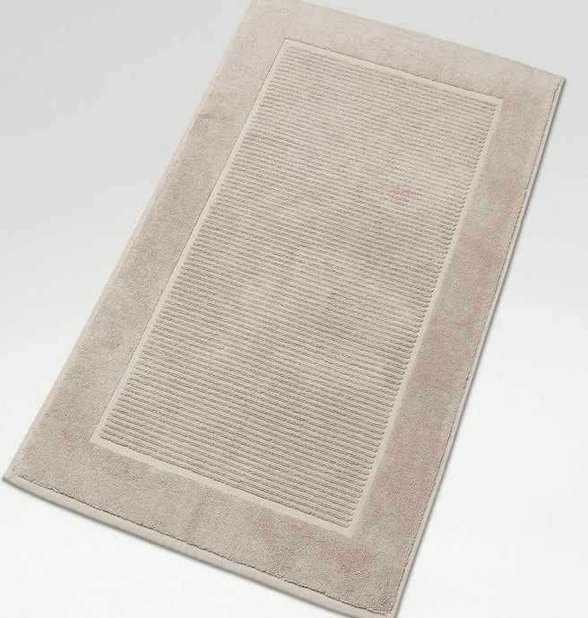 Supreme Bath Mat by Christy - 50 cm x 90 cm - 100% Cotton - Colours Stone, Mocha, Damson & Plum
