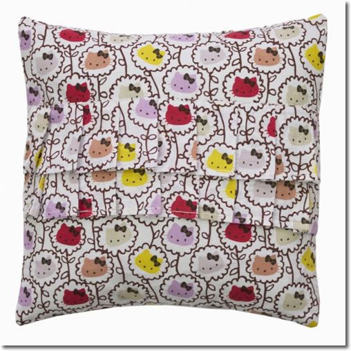 Wall Garden Filled Cushions by Hello Kitty Liberty Art Fabrics