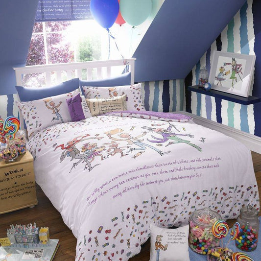 Charlie & The Chocolate Factory Roald Dahl Duvet Set