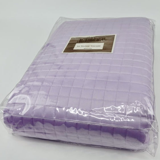 Ginori Bedspread by Tessitura (Colours: Lilac, Navy Blue, Green)