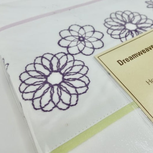 Daisy Flat Sheet Double - 100% Cotton - Made in Portugal