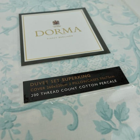 Celeste Duckegg Superking Duvet Set by Dorma (inc 2 pillowcases)