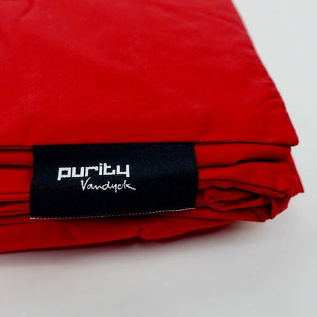 Purity Bedspread by Vandyck (Sand, Blue, Ruby Red, Natural & White)