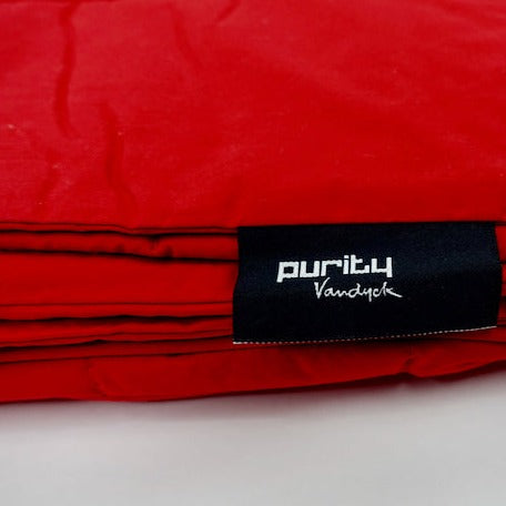 Purity Bedspread by Vandyck (Sand, Blue, Ruby Red, Natural & White)